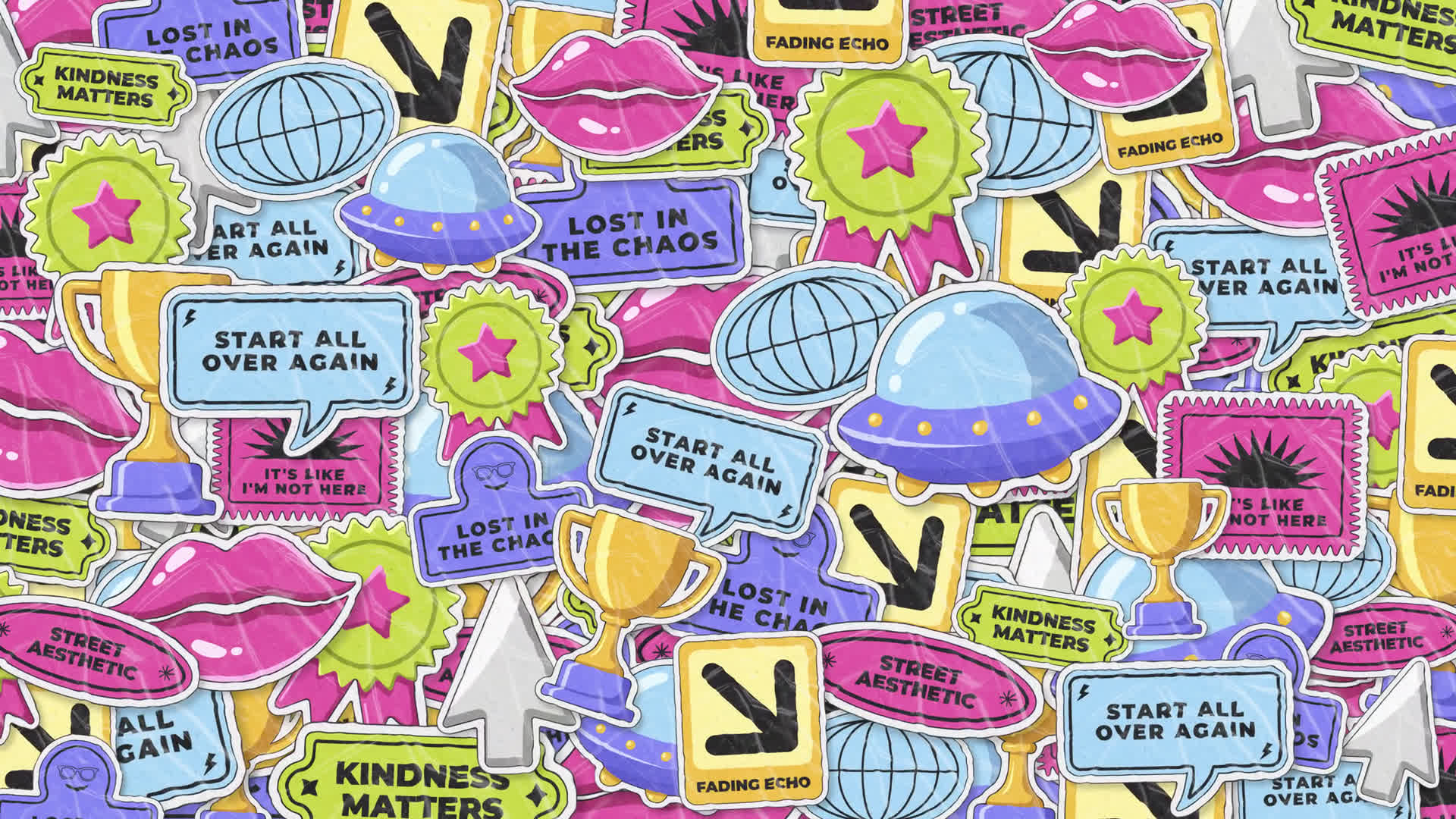Vibrant Sticker Surprise