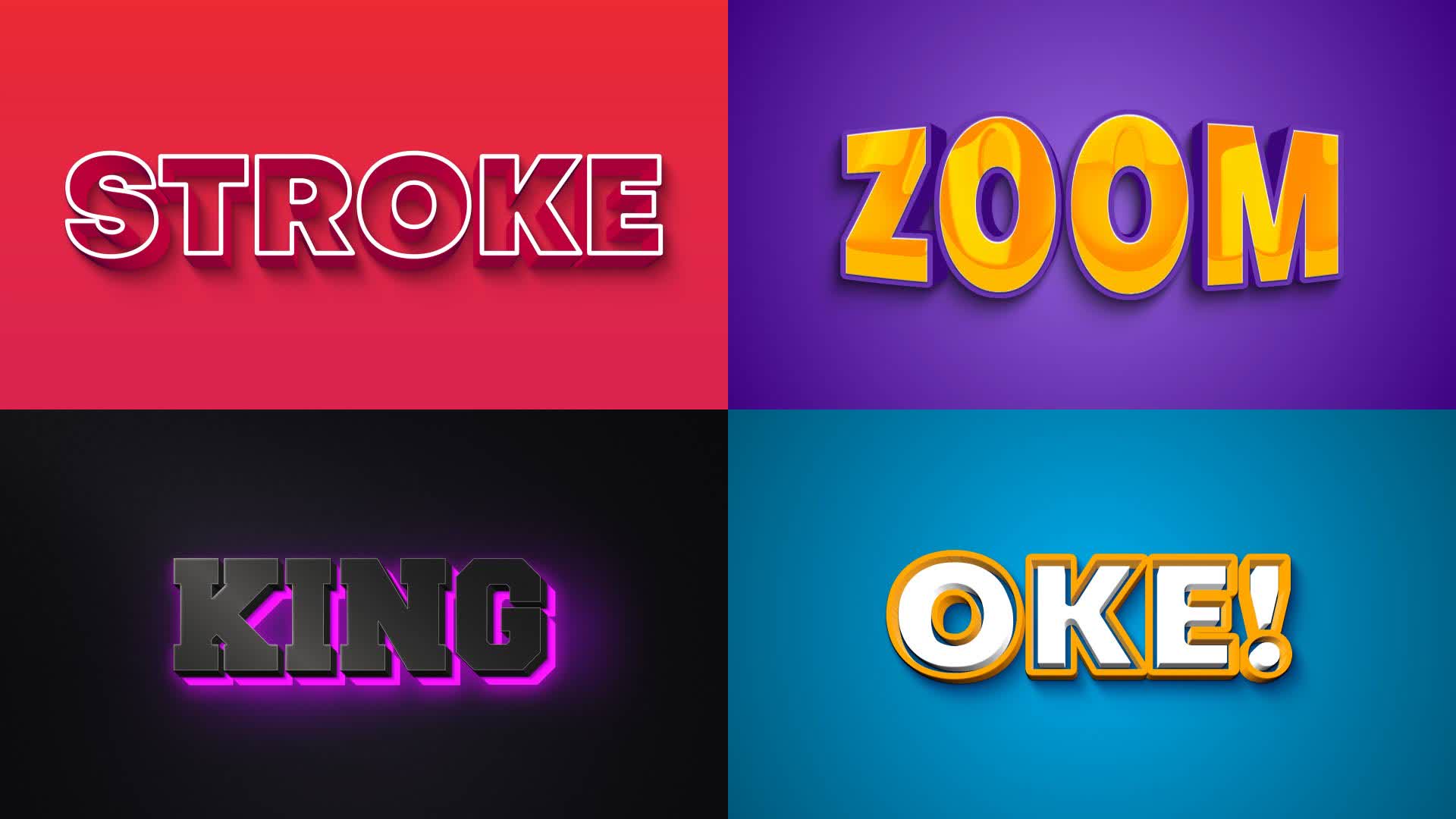 Vibrant Typographic Design Pack