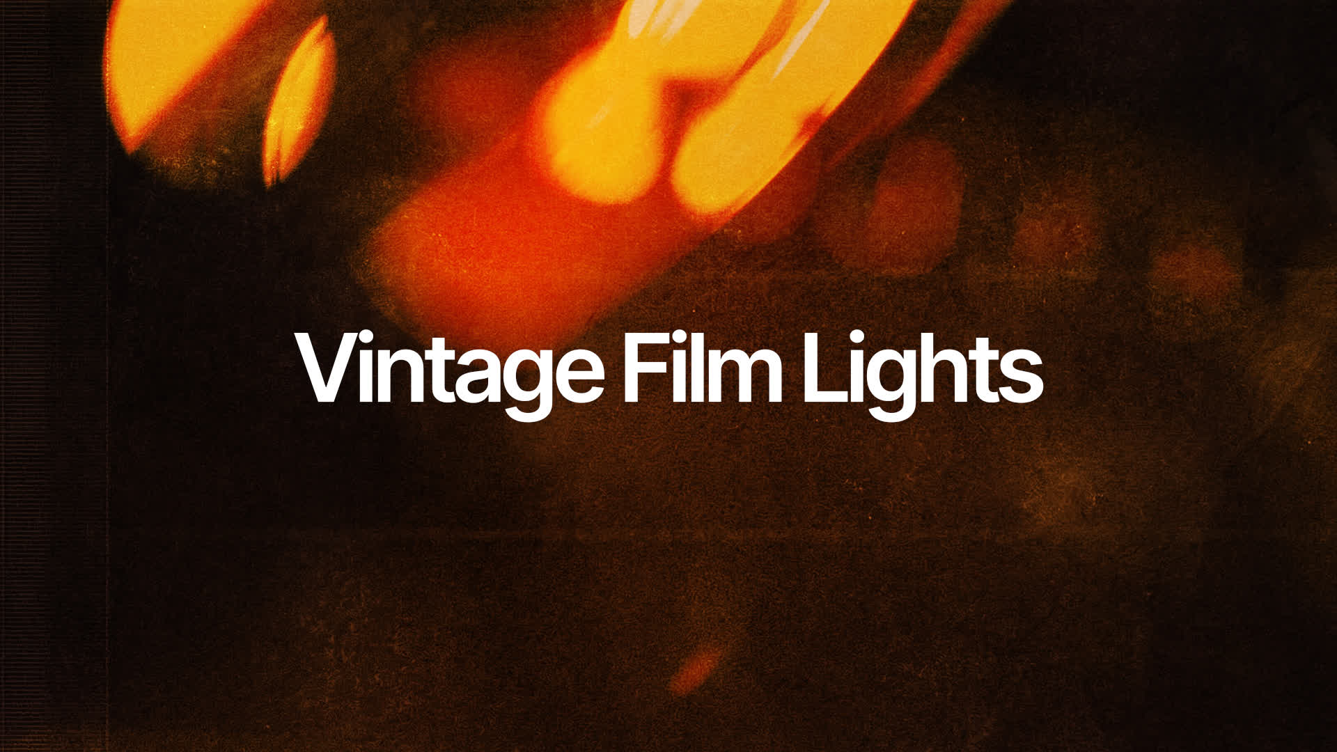 Vintage Film Lights