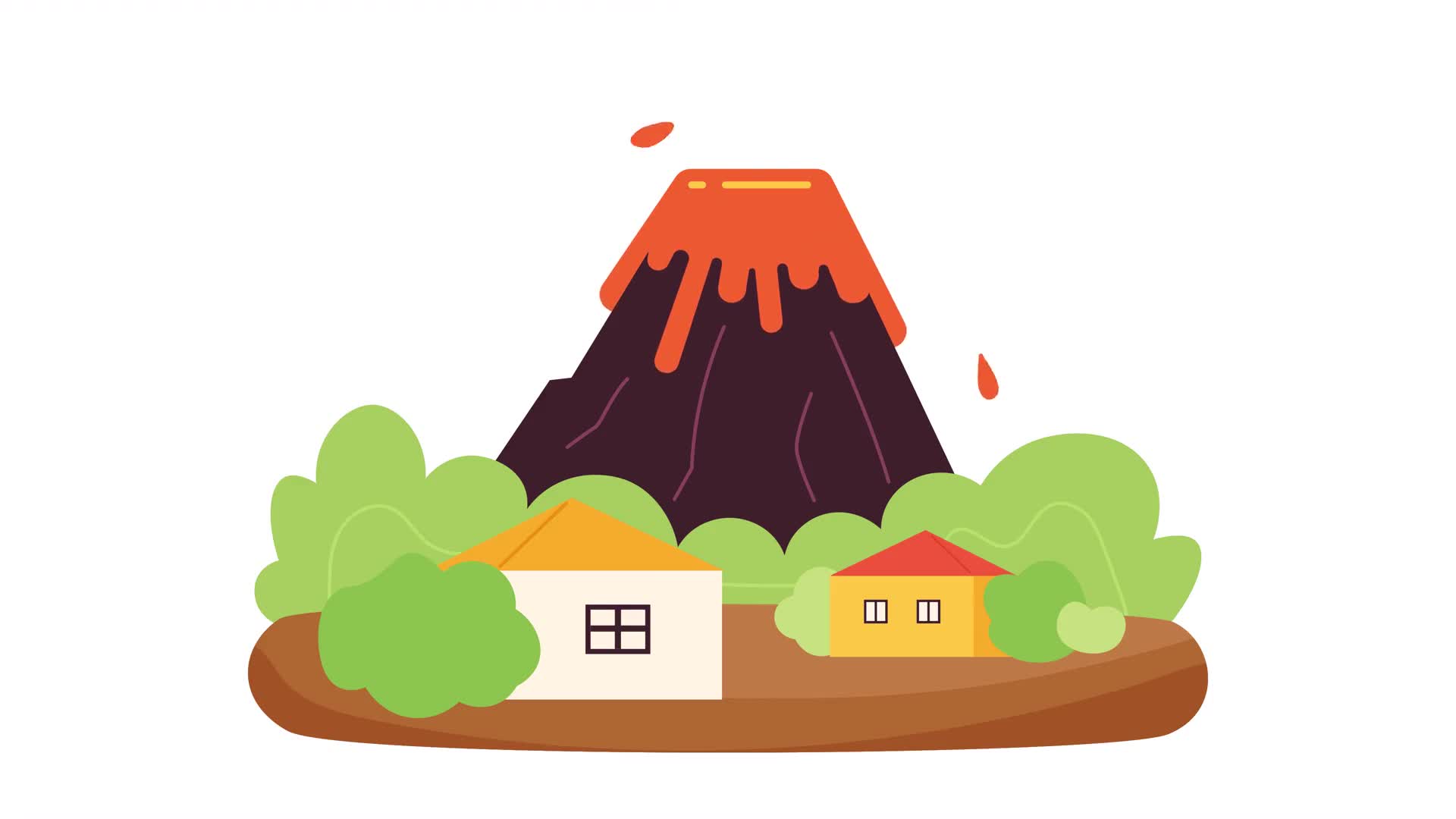 Volcano Eruption Disaster On Alpha