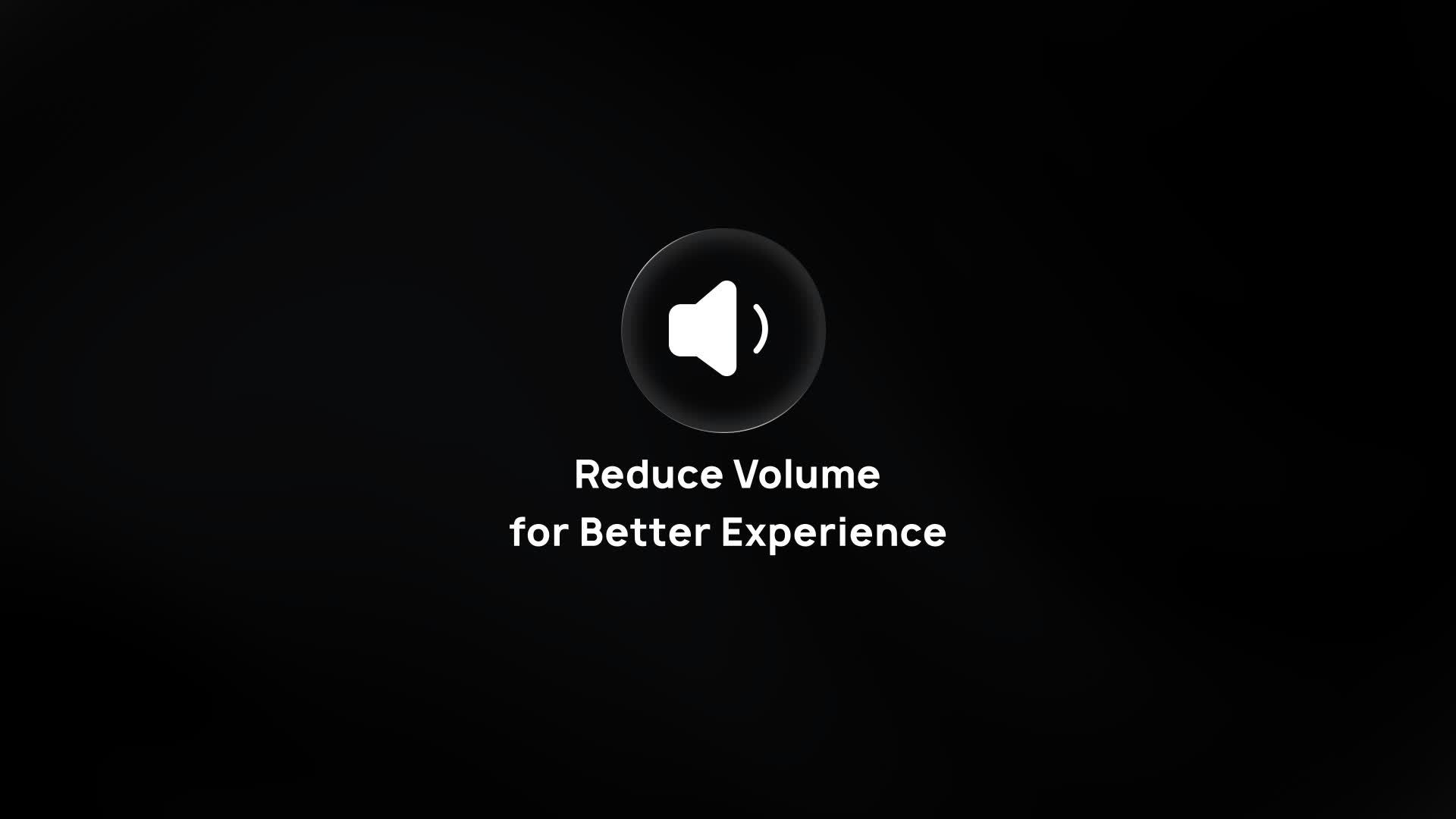 Volume Advisory With Icon Animation