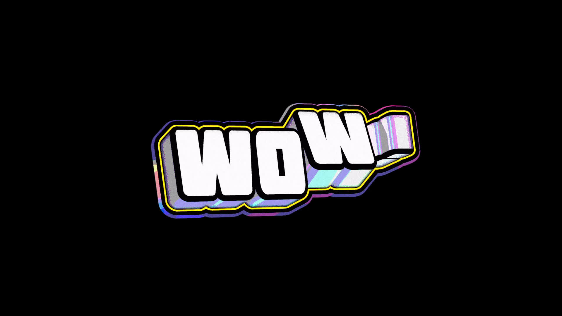 WOW Flipping 3D Title on Alpha