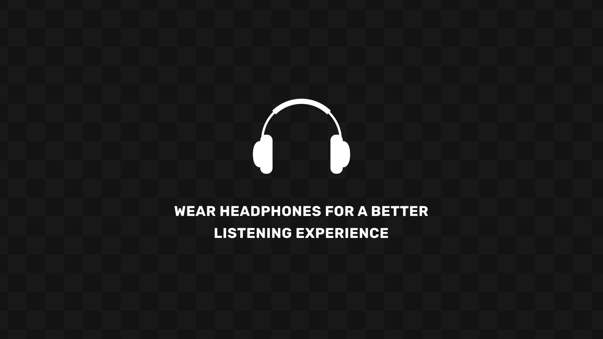 Wear Headphones Instruction