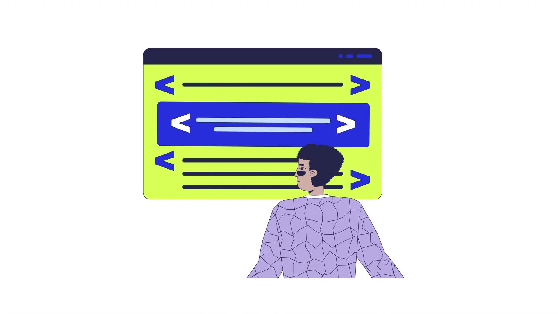 Website Builder 2D Animation