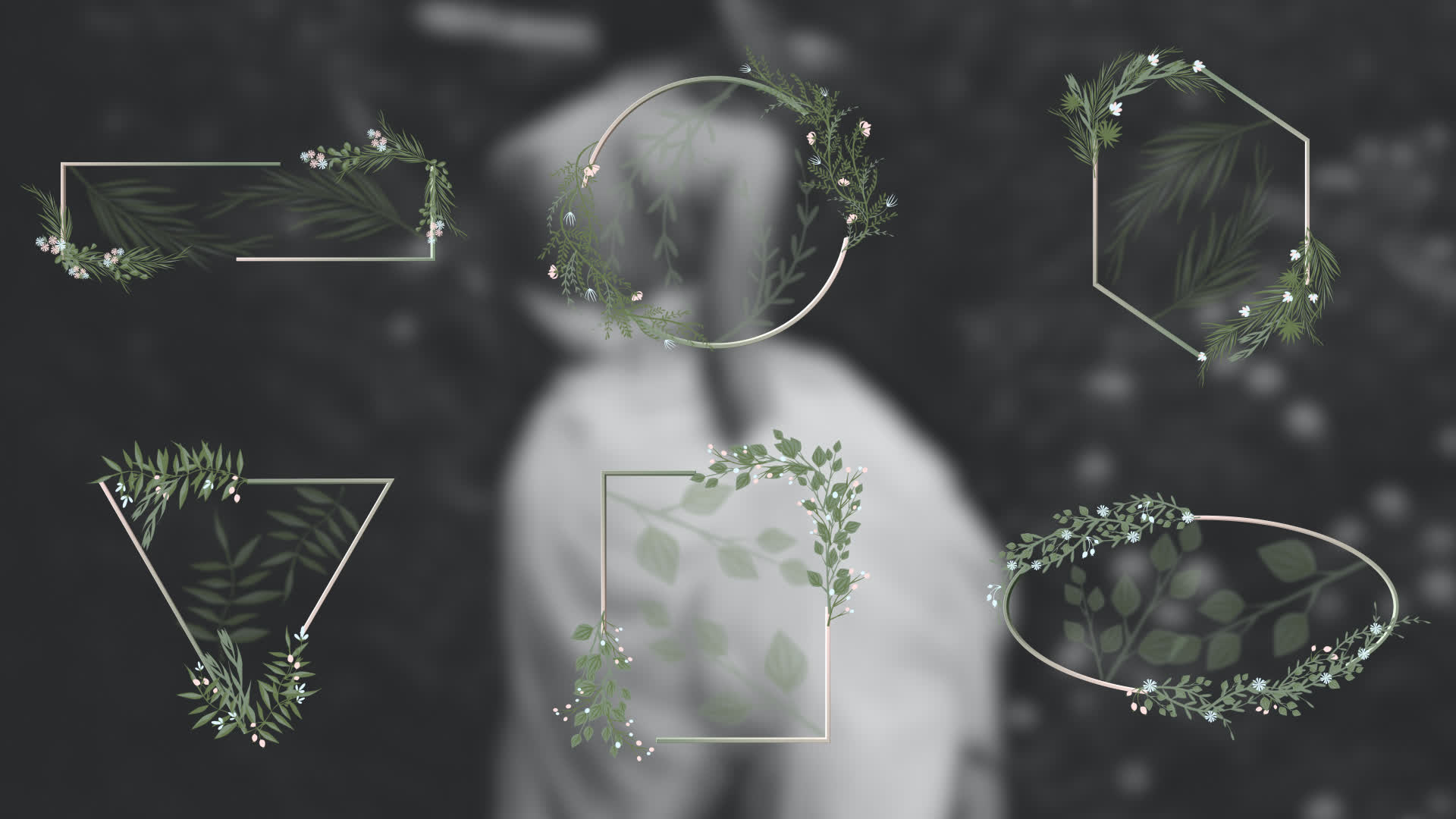 Wedding Title Frames