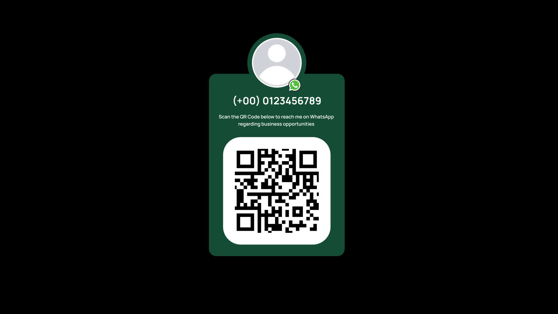 WhatsApp QR Scan Animation