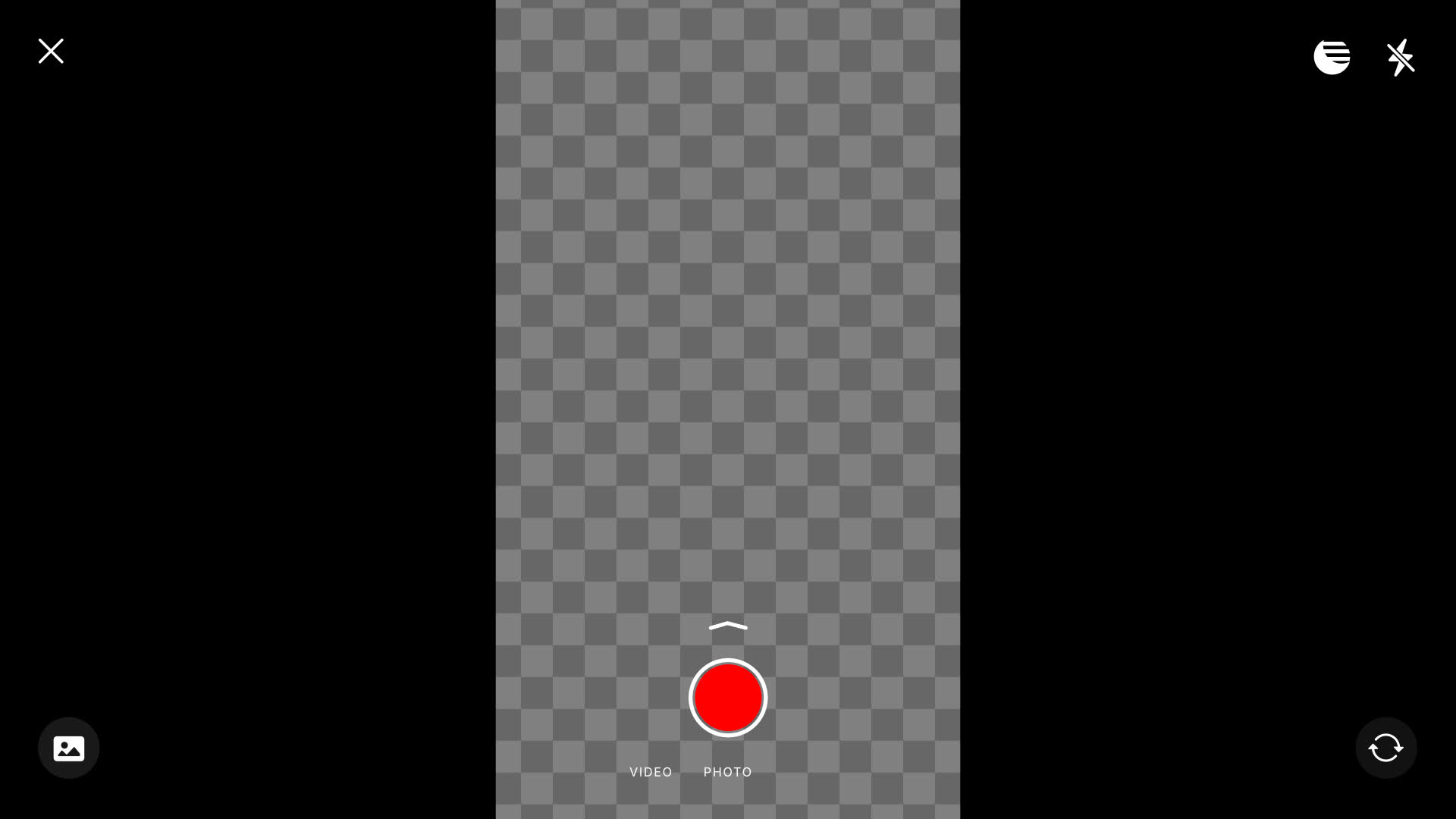 WhatsApp Status Capturing a Photo Screen