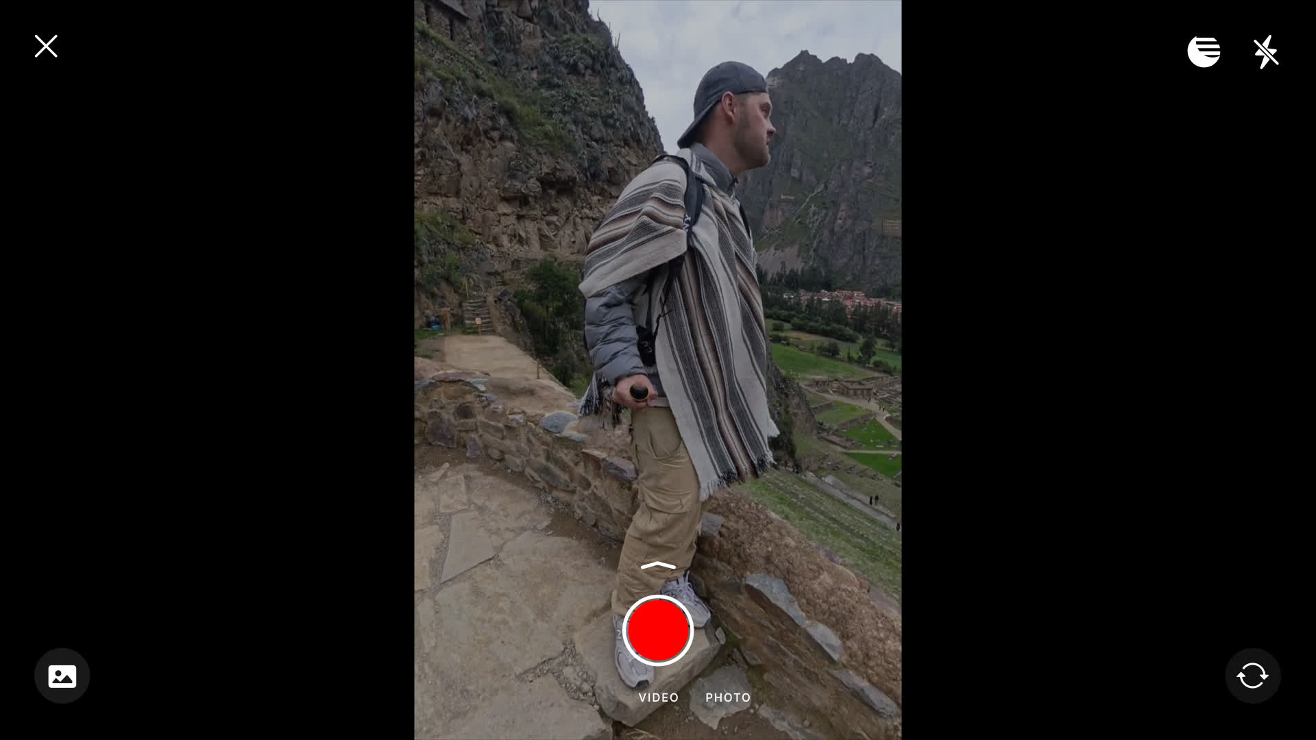 WhatsApp Status Video Recording Screen