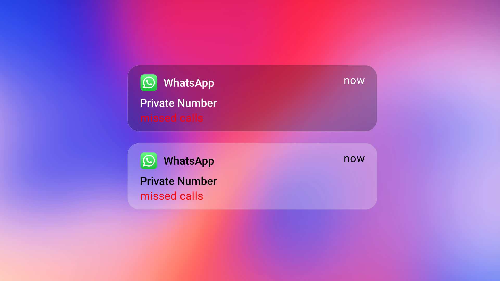 Whatsapp Missed Call Notification
