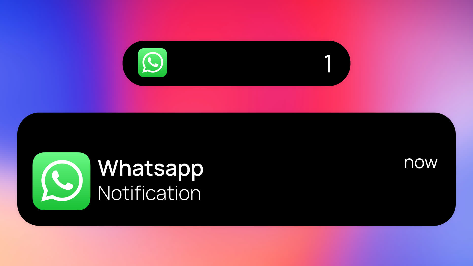 Whatsapp Notification Dynamic Island