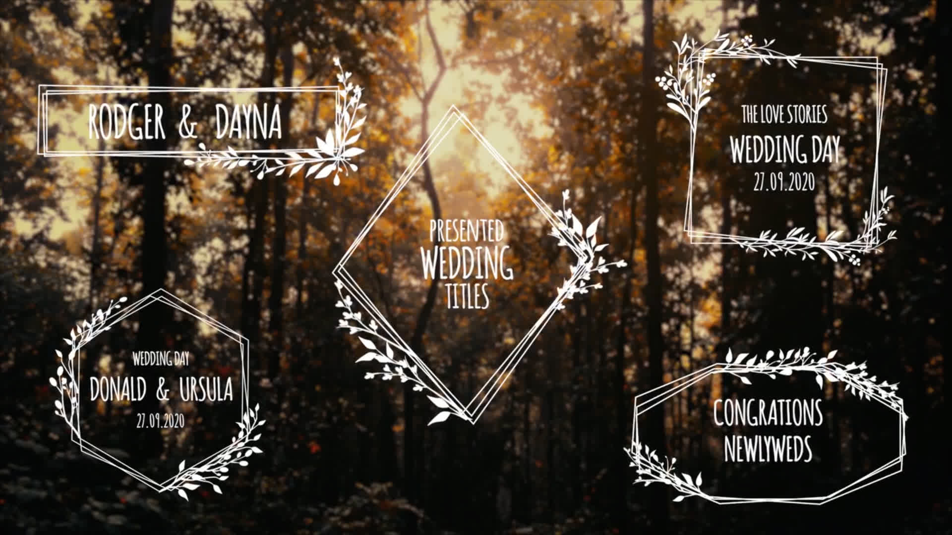 White Wedding Titles