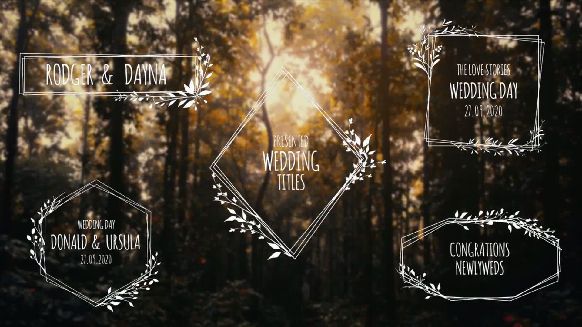 White Wedding Titles