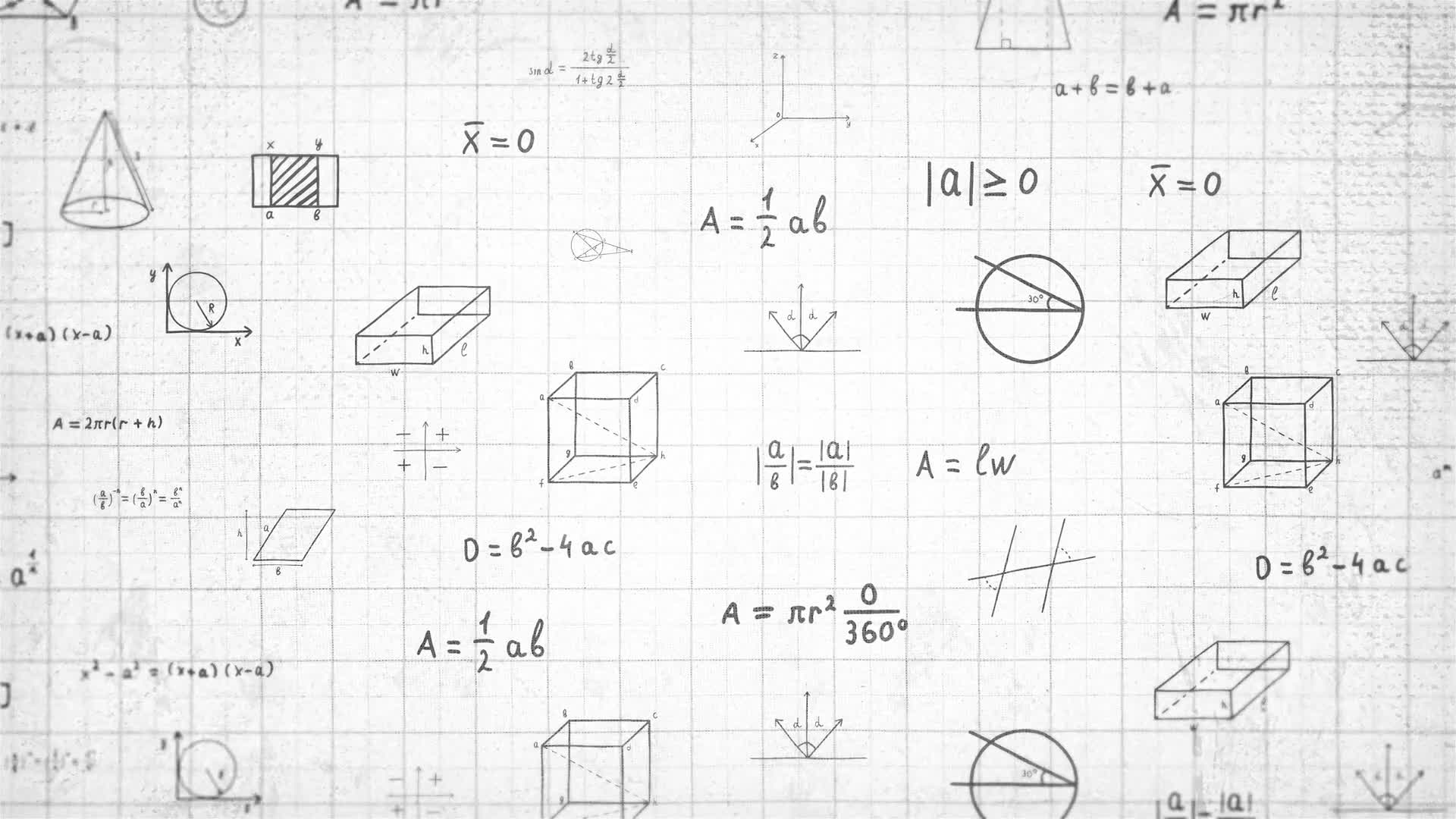 Floating Math Equations Animation • Motion Graphics Template • Uppbeat
