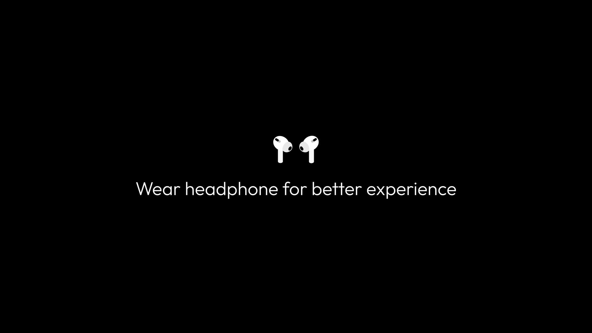 Wireless Earbuds With Better Experience Animation