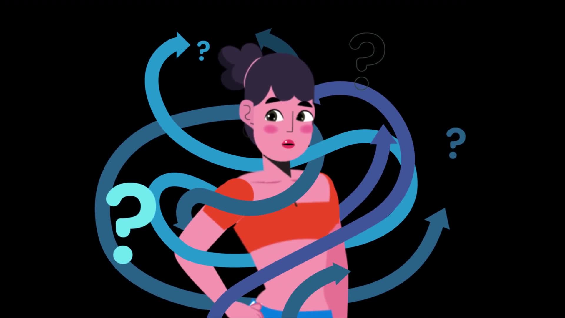 Woman Overwhelmed With Multiple Questions On Alpha