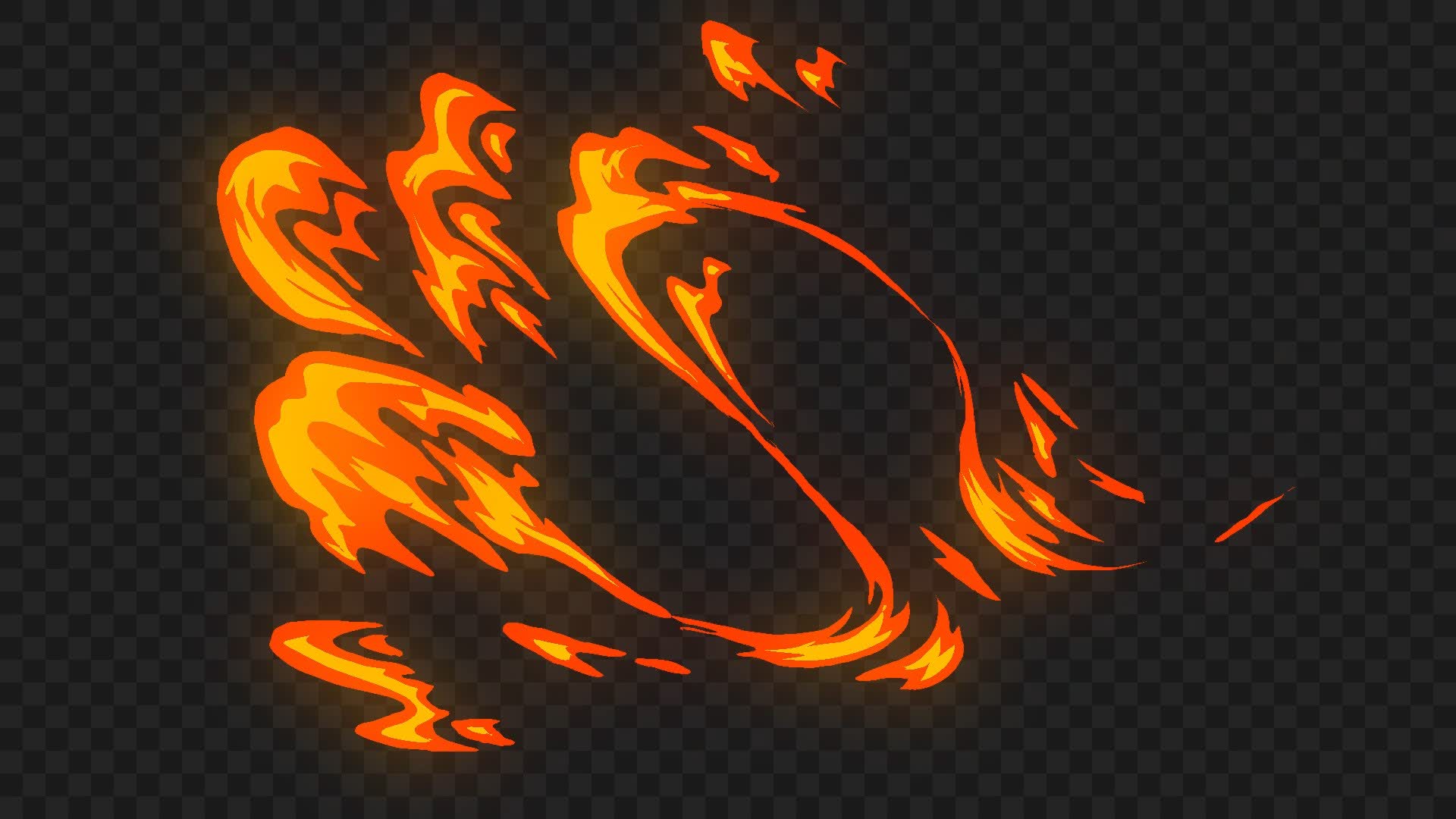 Woosh Animated Fire Element