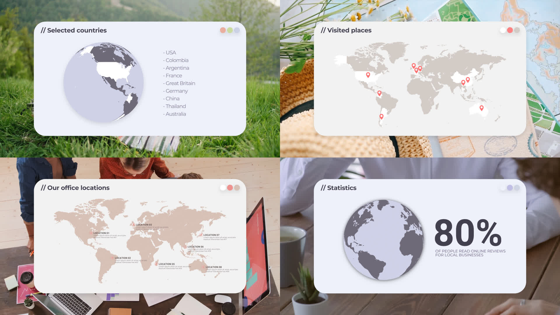 World Map Location