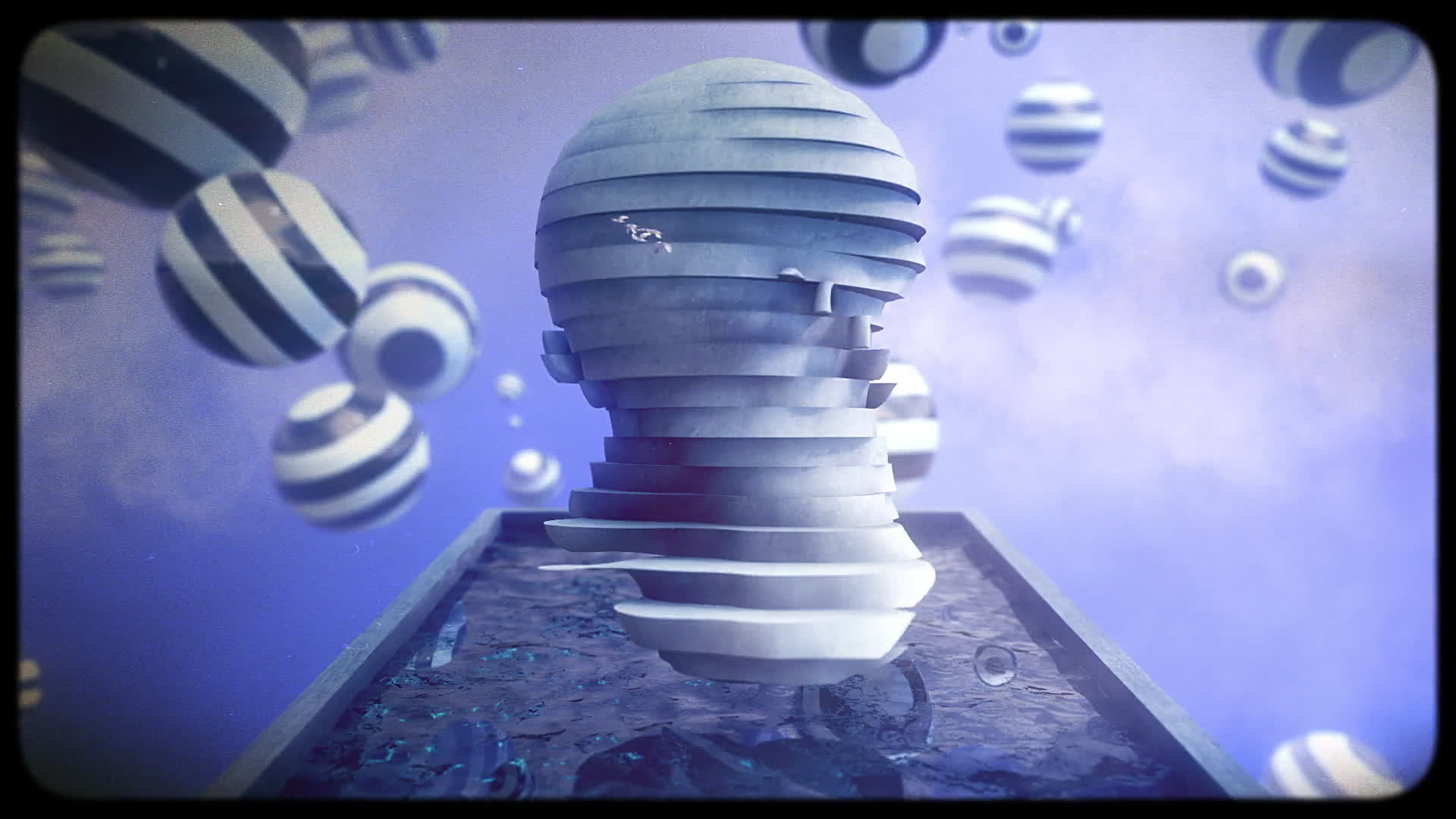 Worlds Of Abstraction Sky Blue