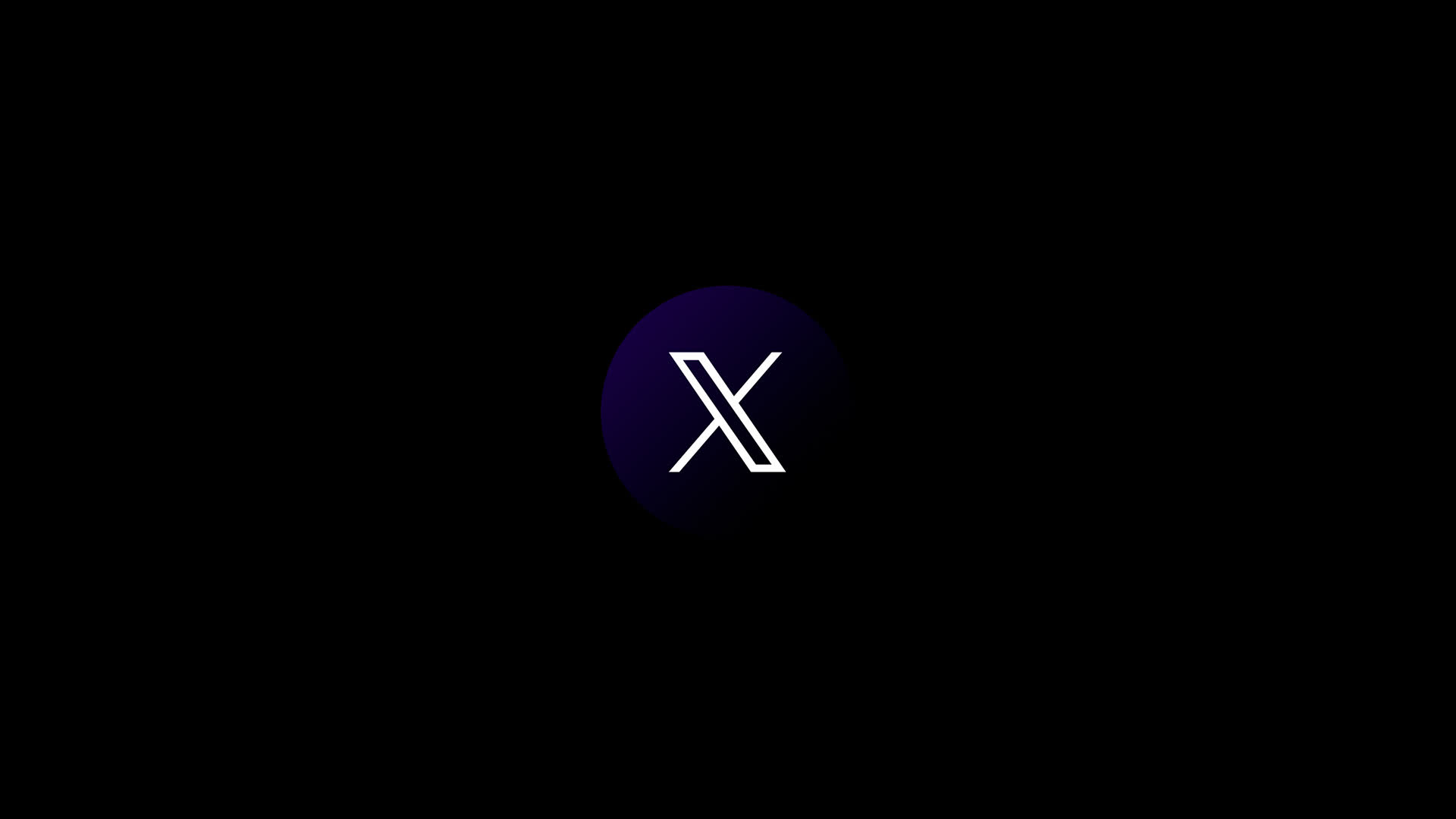 X Logo Bouncing Reveal