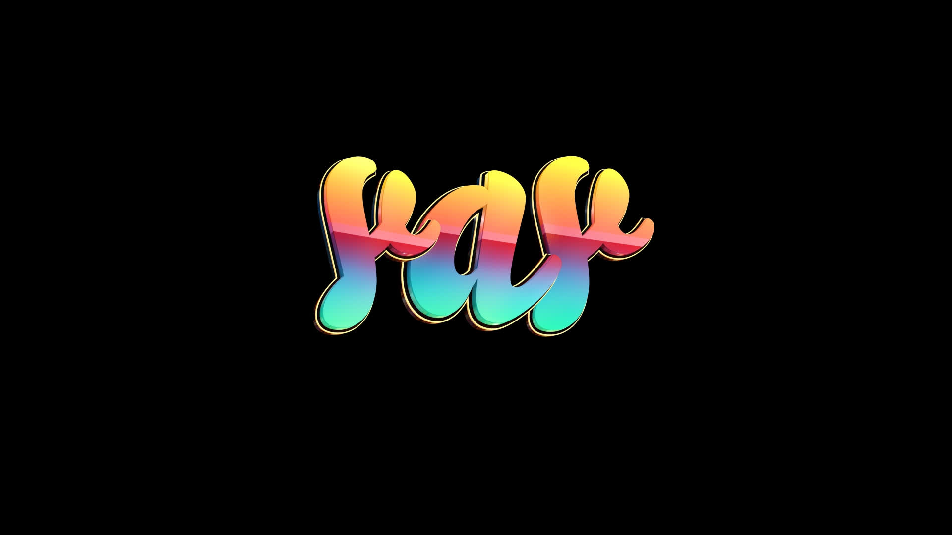 Yay - Colorful Text