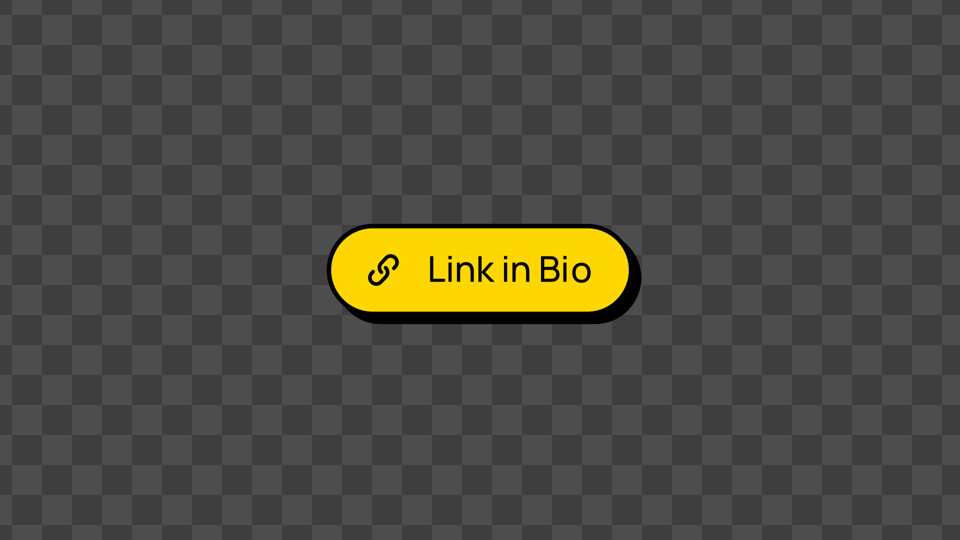 Yellow Neubrutalist Link In Bio CTA
