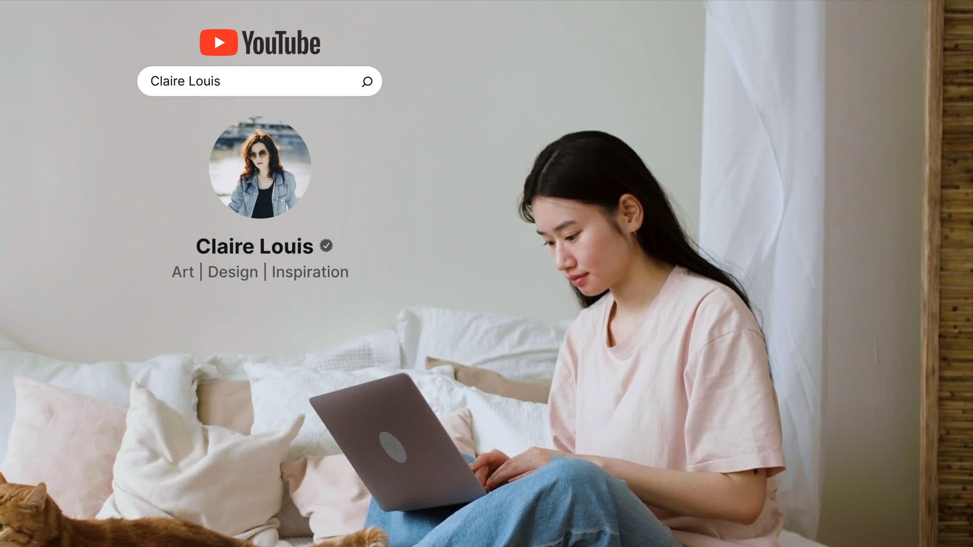 YouTube Channel Search Bar To Profile Reveal Animation