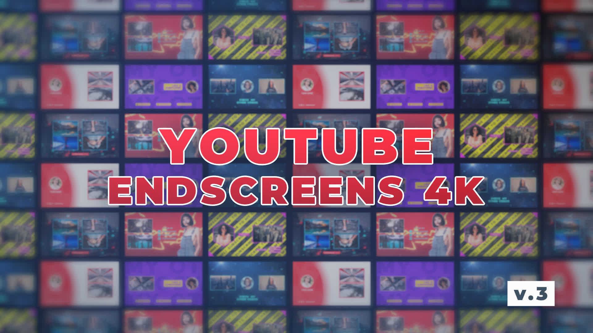 YouTube End Screens - Pack 2