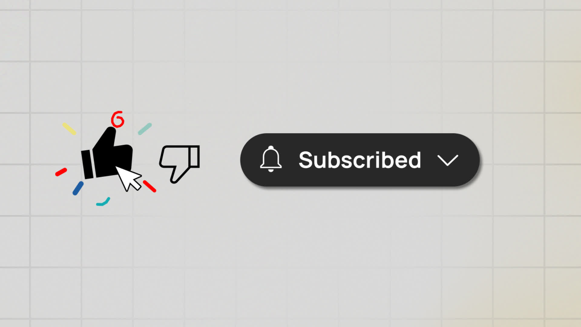 YouTube Like Dislike With Subscribe Button