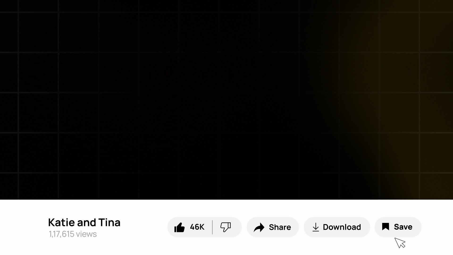 YouTube Like Share Download Save Panel