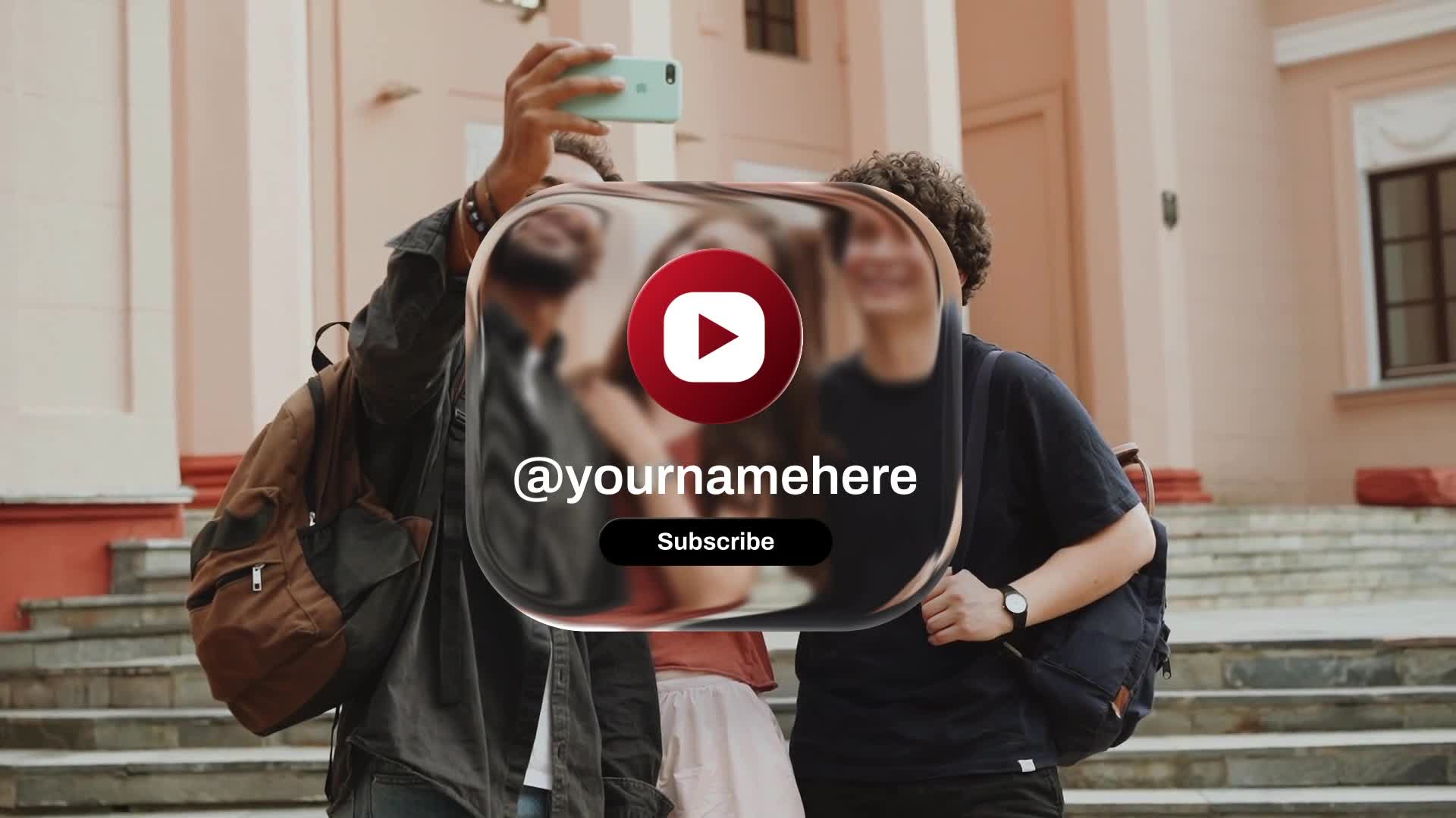 YouTube Liquid Glass Subscribe Notification