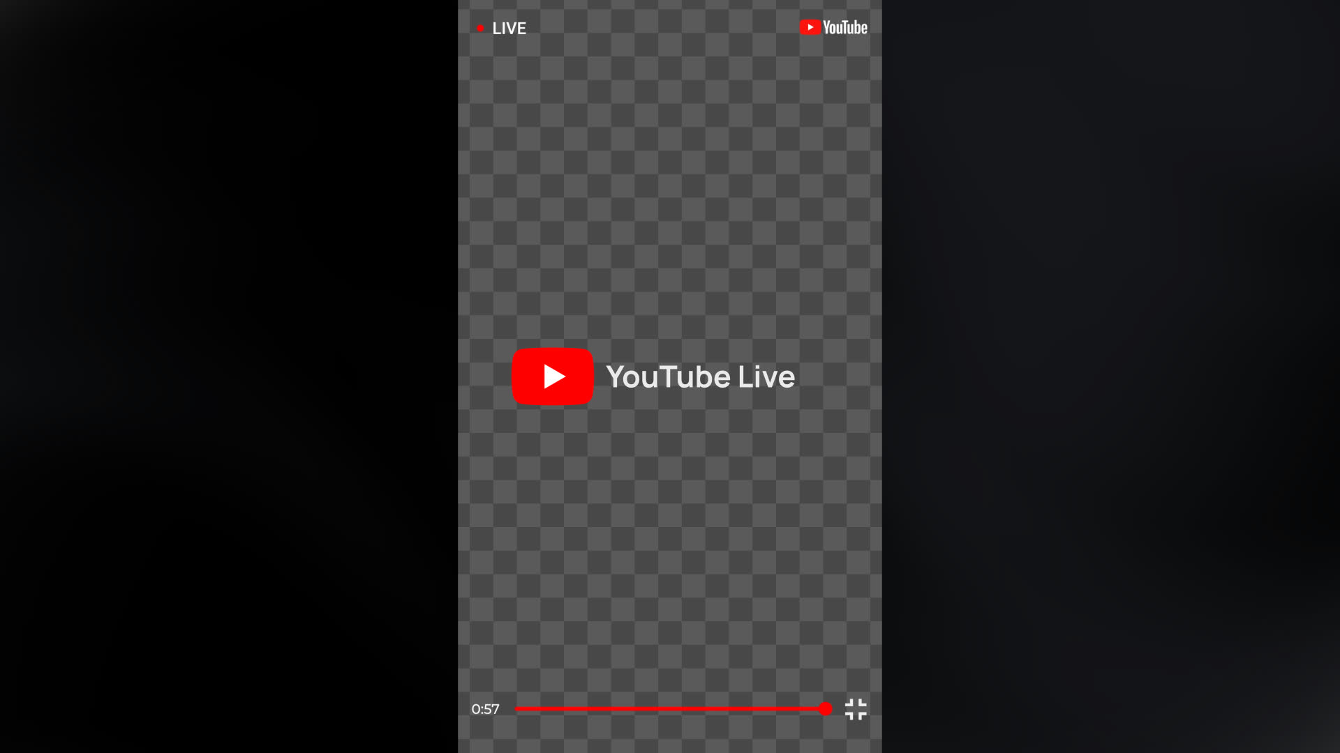 YouTube Mobile Live Streaming Overlay