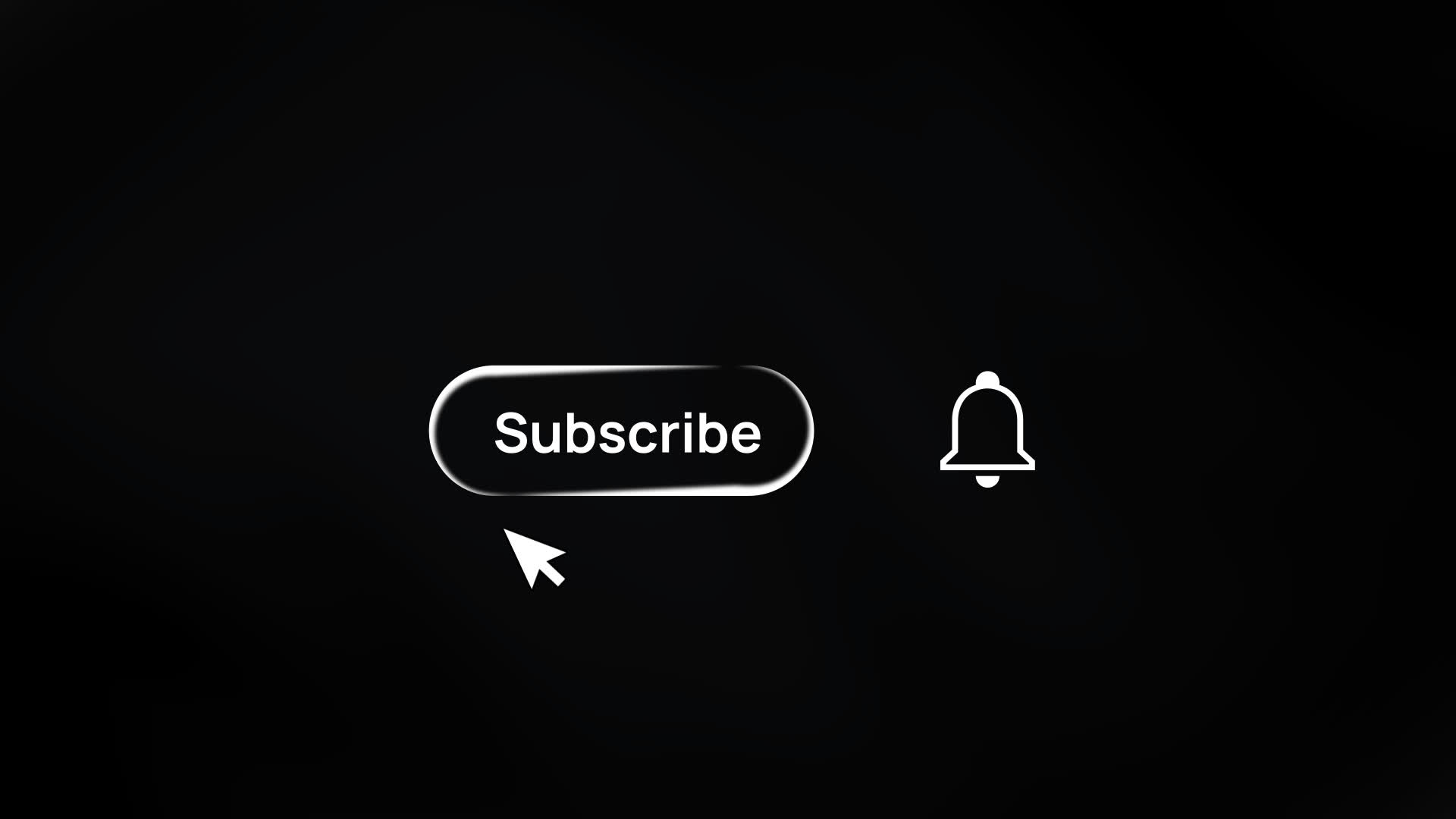 YouTube Subscribe Capsule Button With Glass Effect