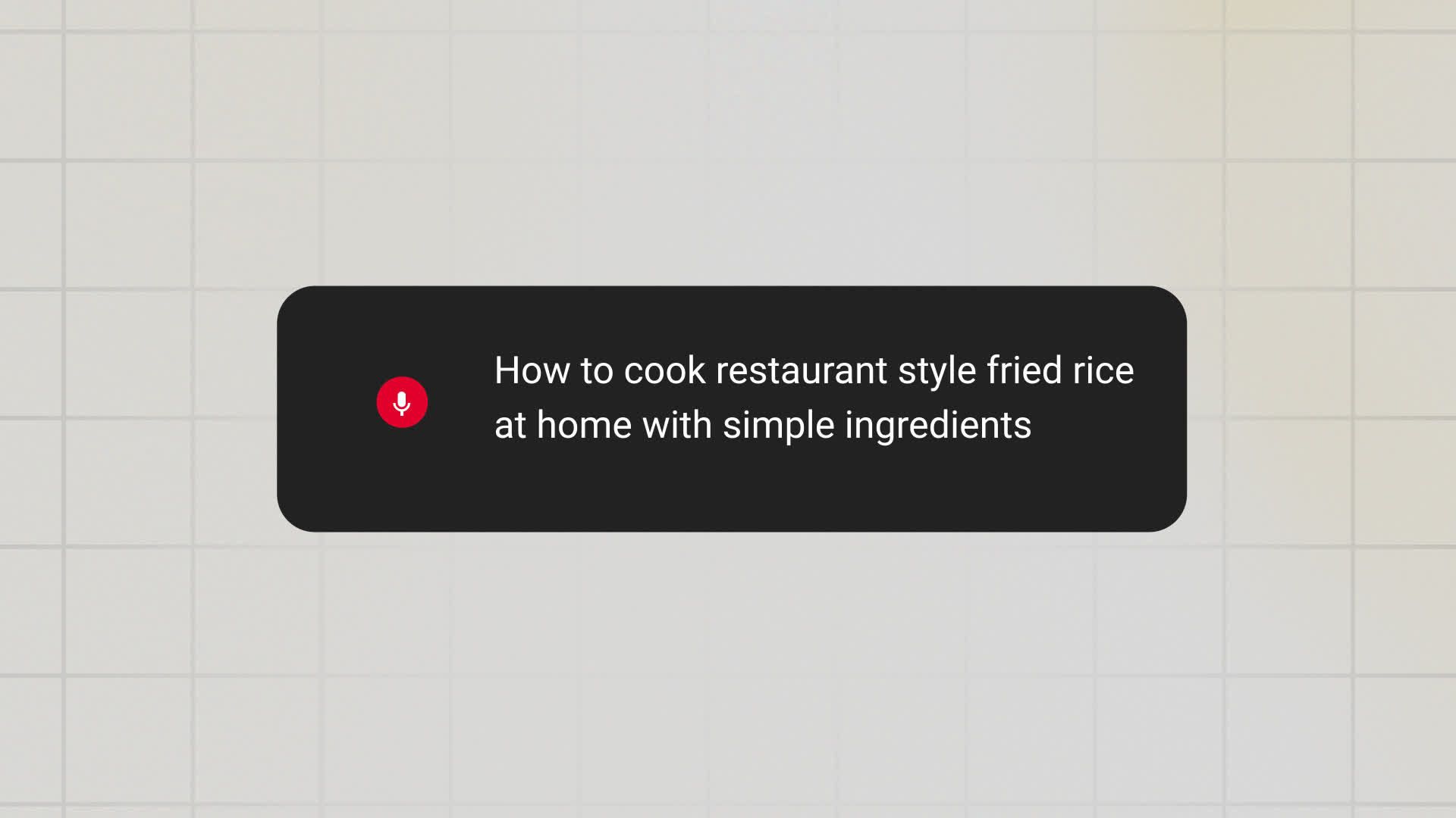 YouTube Voice Search Bar With Mini Microphone