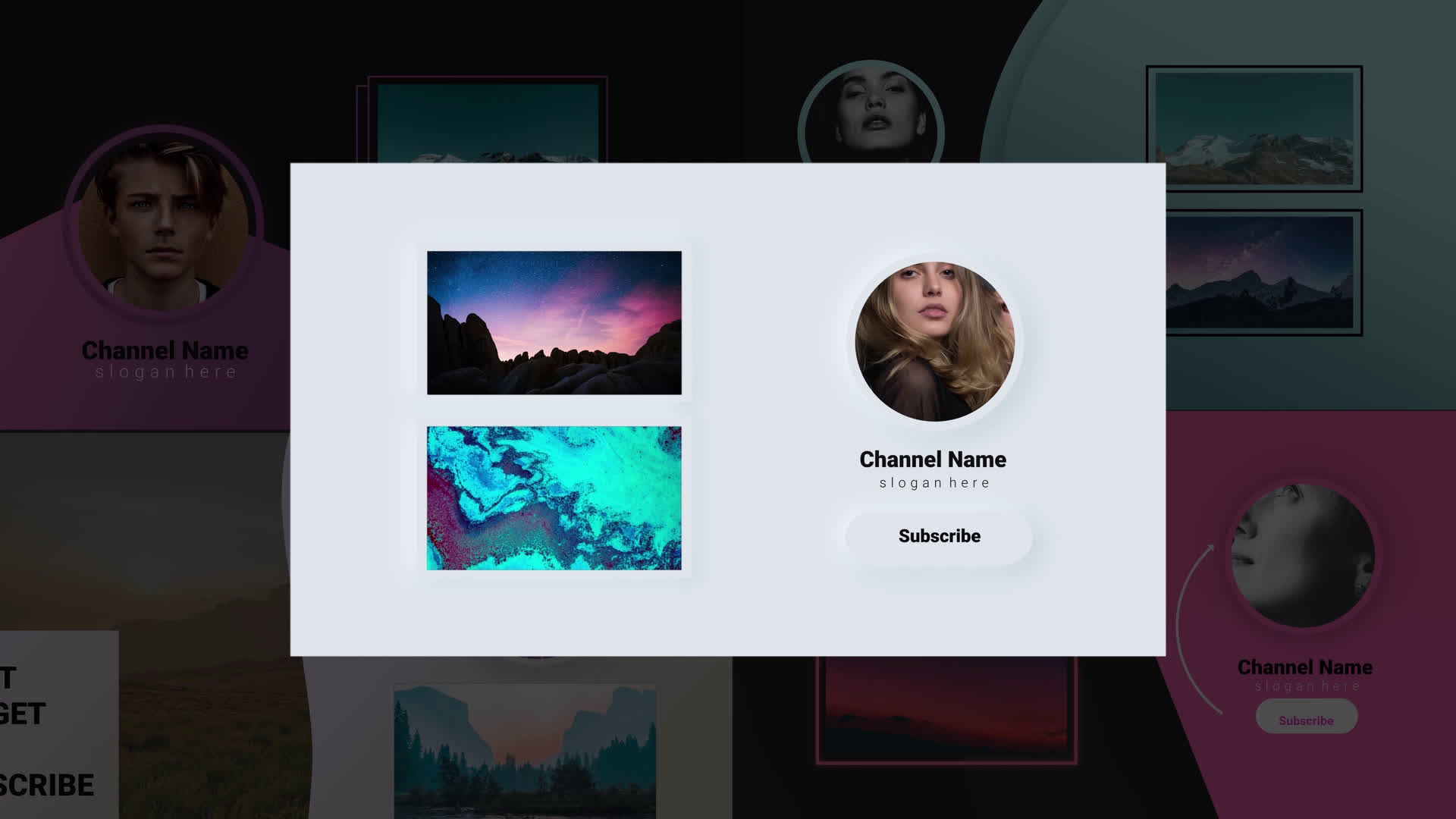 Youtube Endcards Pack