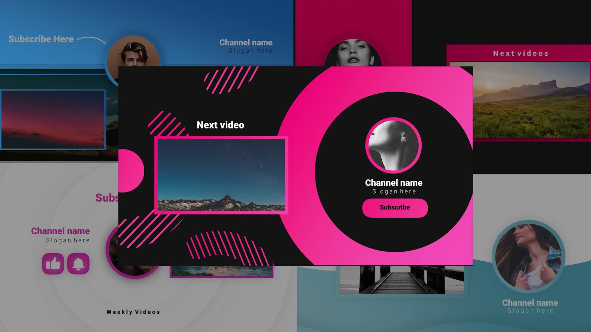 Youtube Outro Cards
