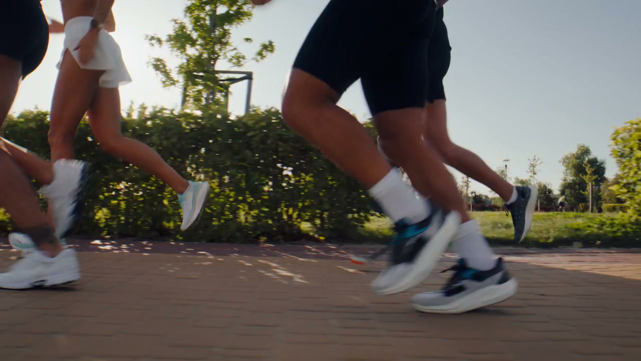 Diverse Group of Professional Runners