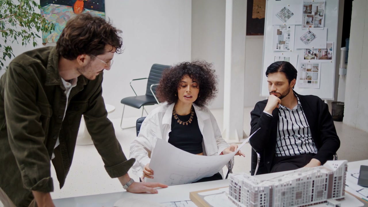 Architecture Team Discussing Plans