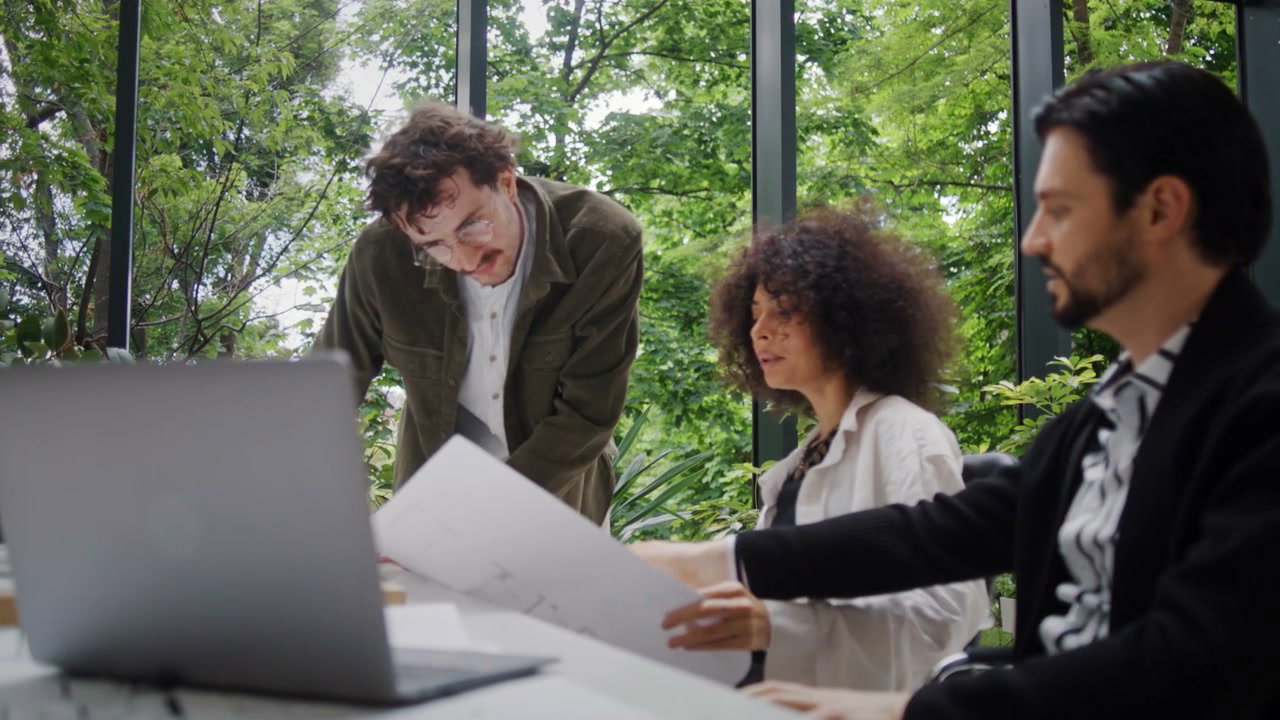 Architects Discussing Building Plans