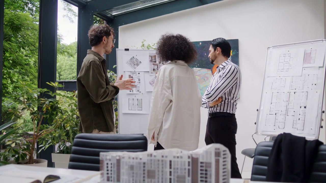 Architects Discussing Designs
