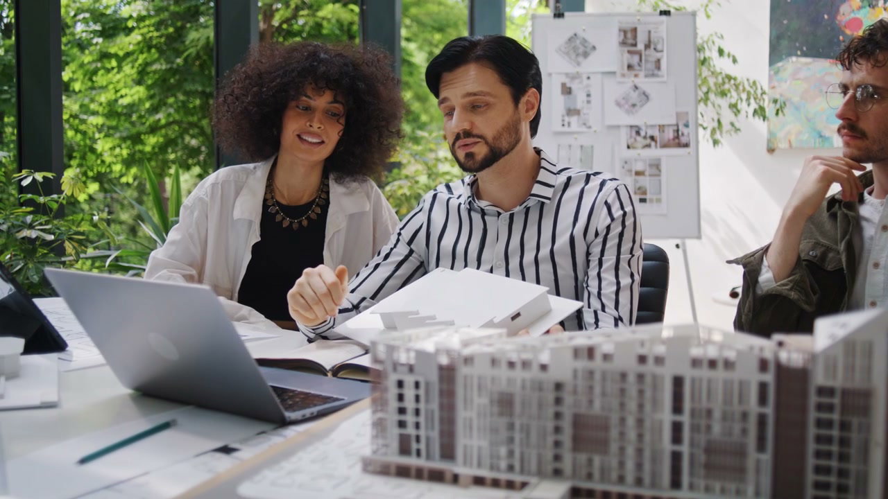 Design Team Discussing Architectural Project