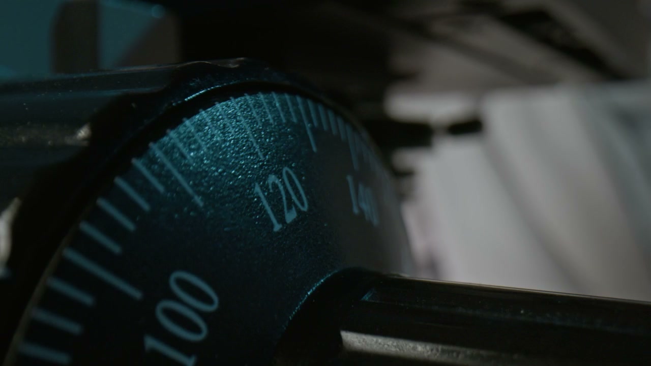 Close-Up Lab Instrument Adjustment Knob