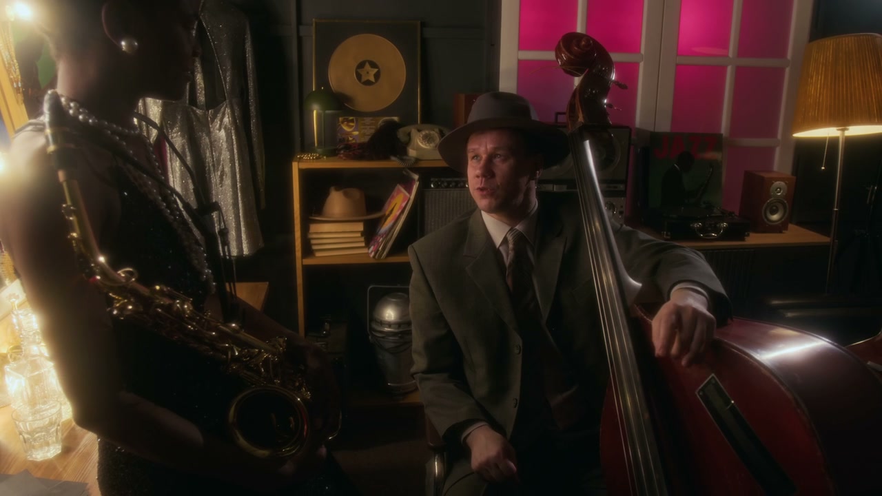 Jazz Duo with Saxophone and Upright Bass
