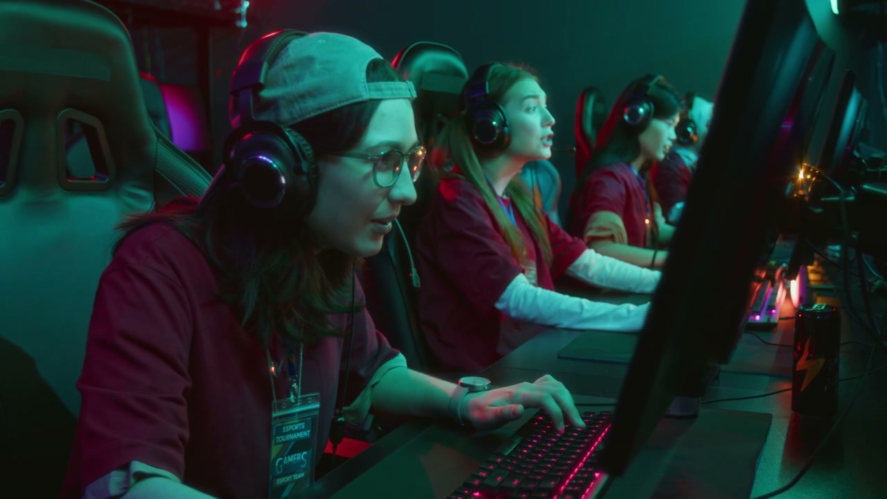Women Gamers Celebrate Esports Win
