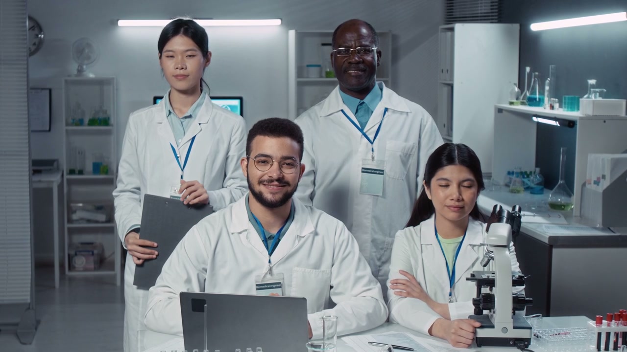 Diverse STEM Students in Laboratory