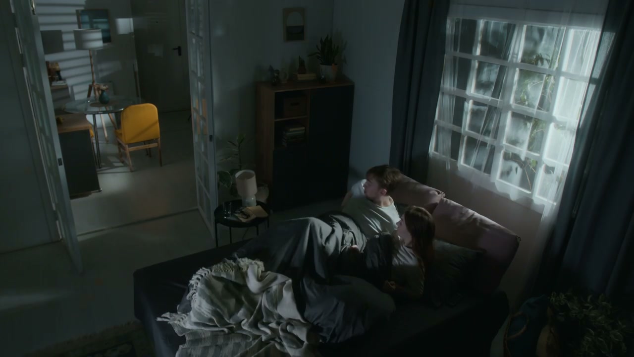 Couple Wakes Up Frightened in Bedroom