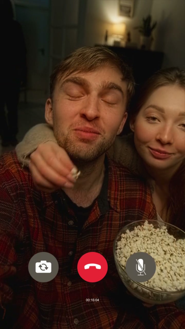 Couple's Jump Scare Video Call