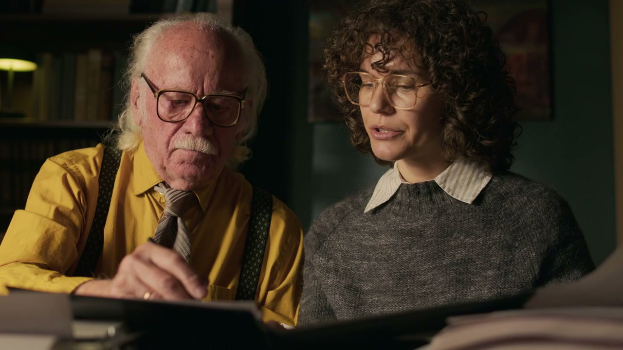 Vintage Writers Collaborating on Project
