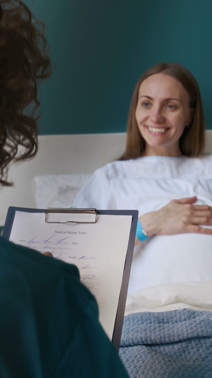 Medical Consultation with Pregnant Woman