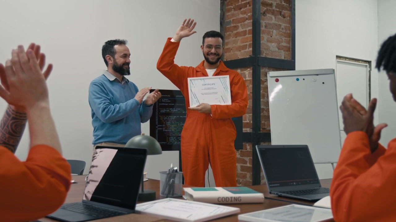 Inmate Receives Coding Certificate