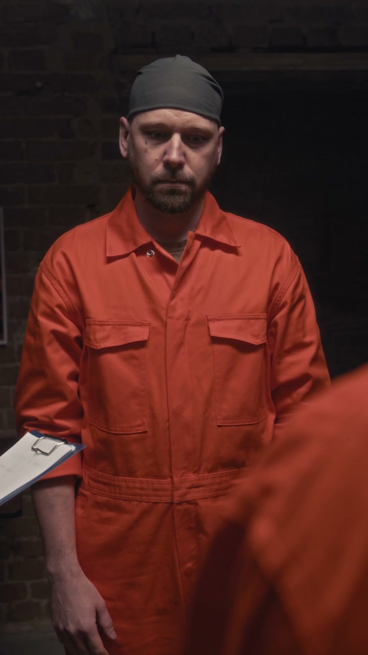 Inmate Releasing Emotion During Therapy Session